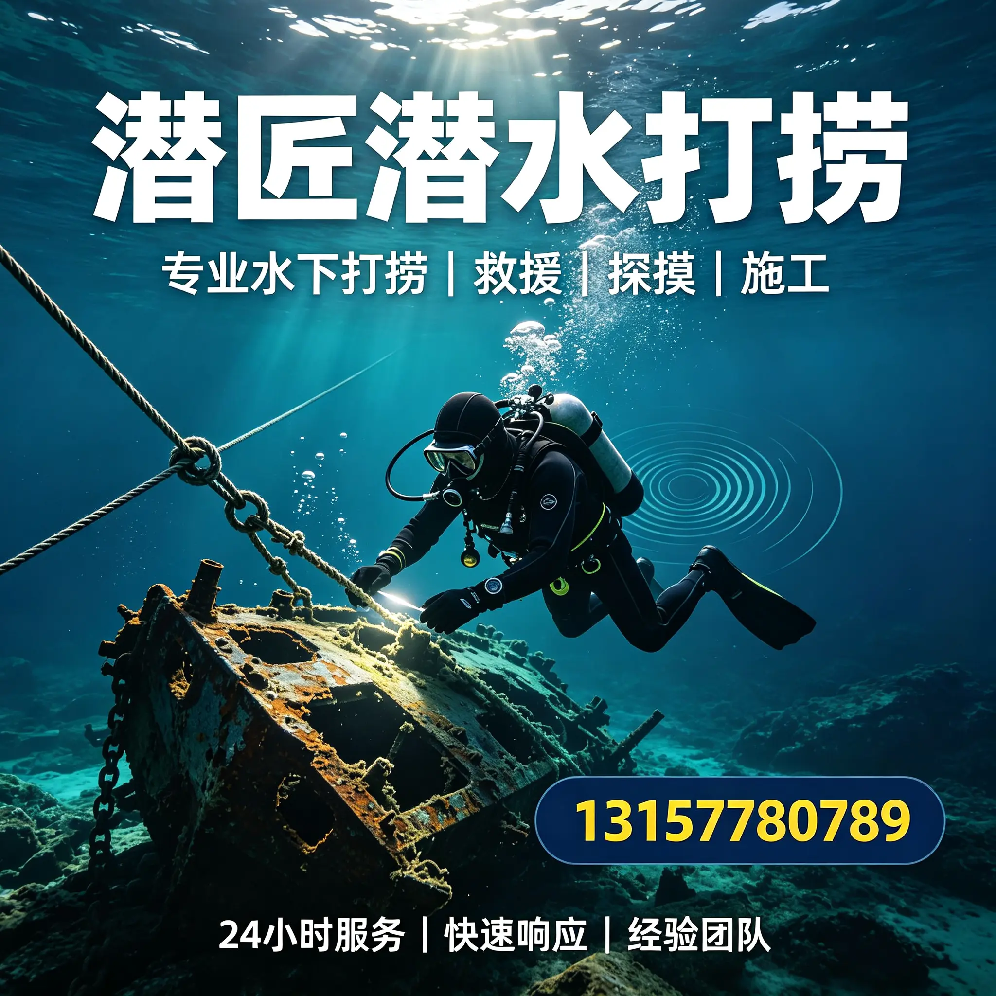 乐东水下打捞作业服务产品